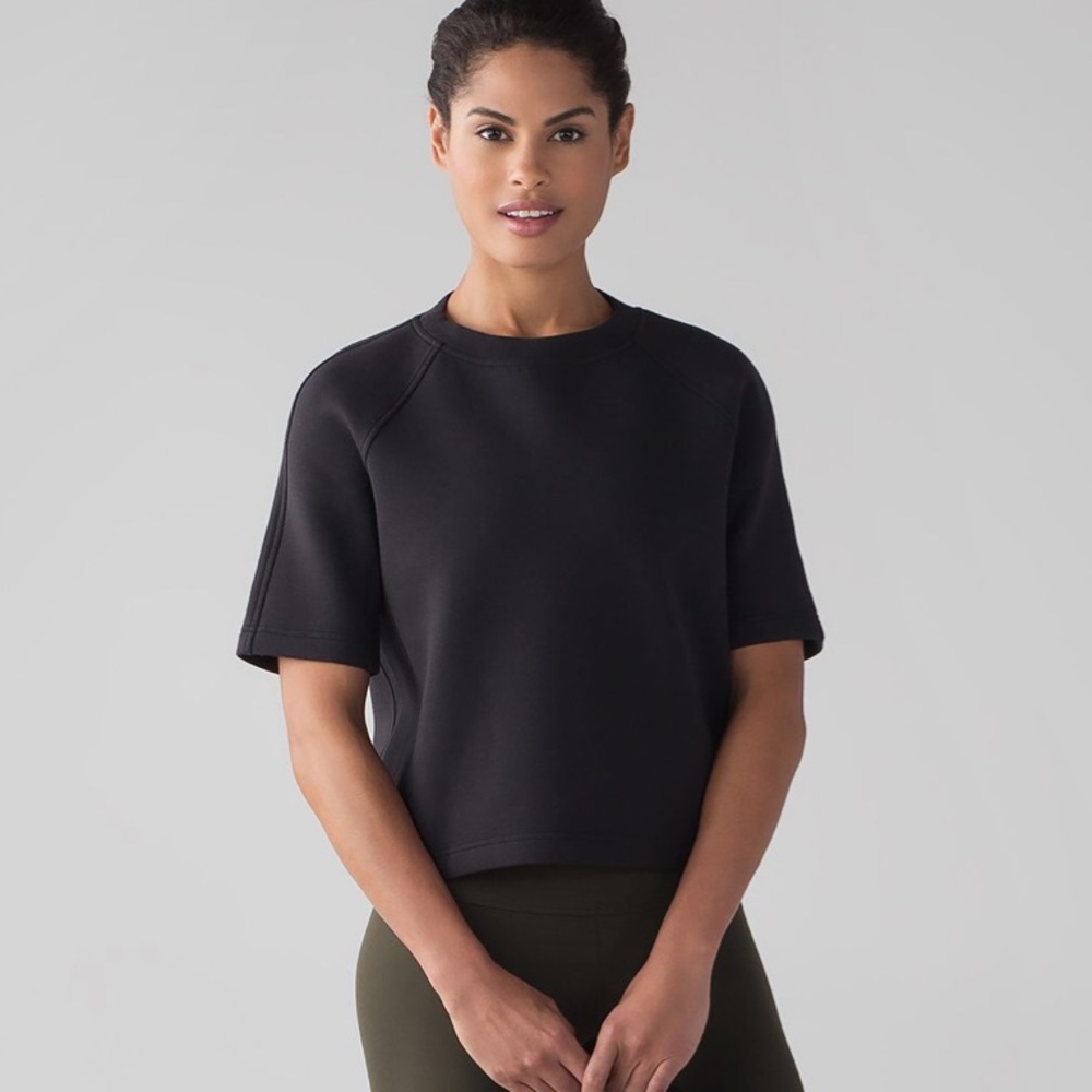 Lululemon NTS cropped short sleeve top
